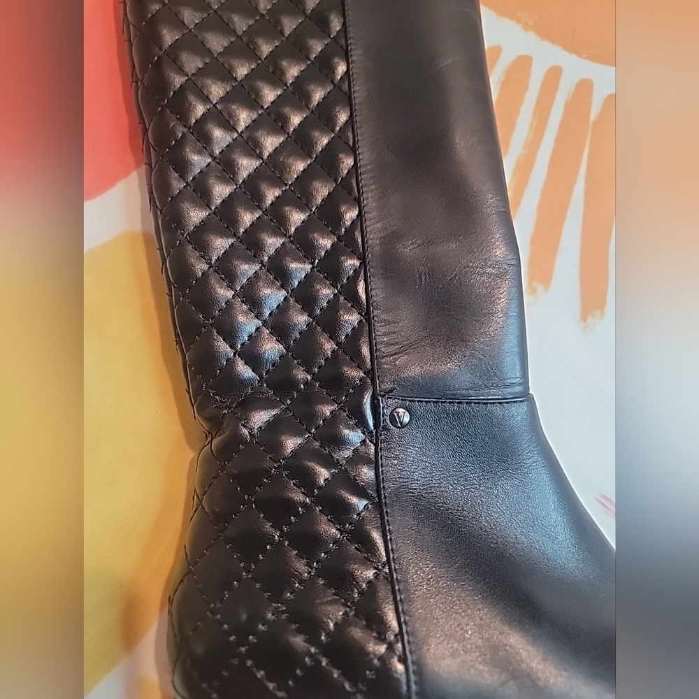 Valdini Women's Quilted Riding Boots Size 6 - Picture 2 of 8
